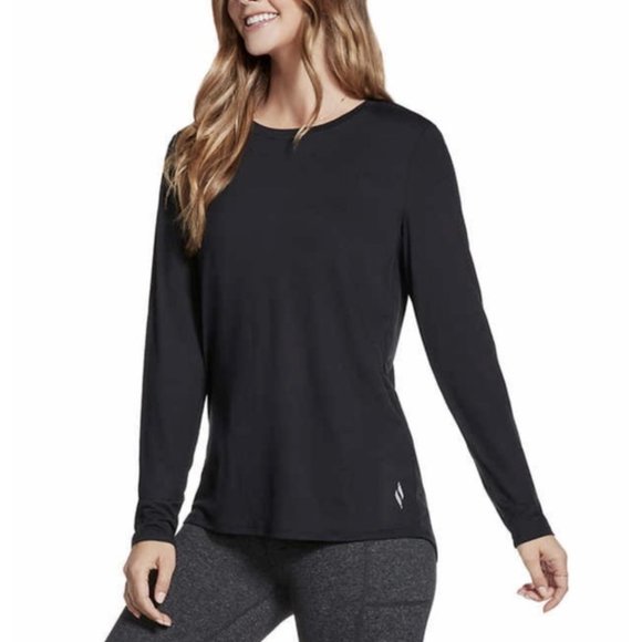 Skechers Tops - Skechers Active Long Sleeve Tee T-Shirts BLACK Women's Large